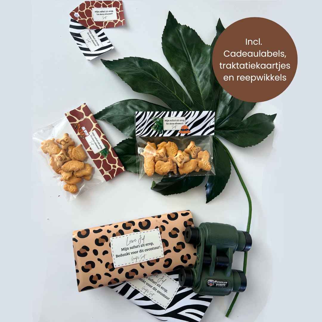 Safari traktatie set