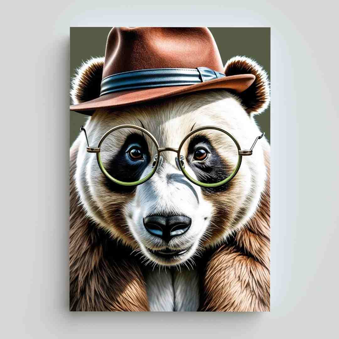 Mr. Bamboo Digitale Poster