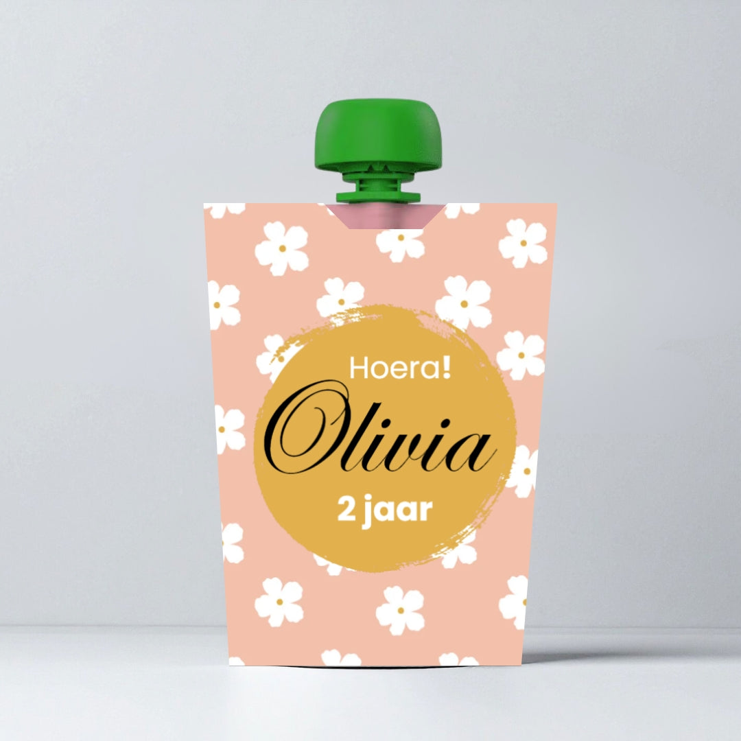 DIY knijpfruitwikkel meisjes traktatie school