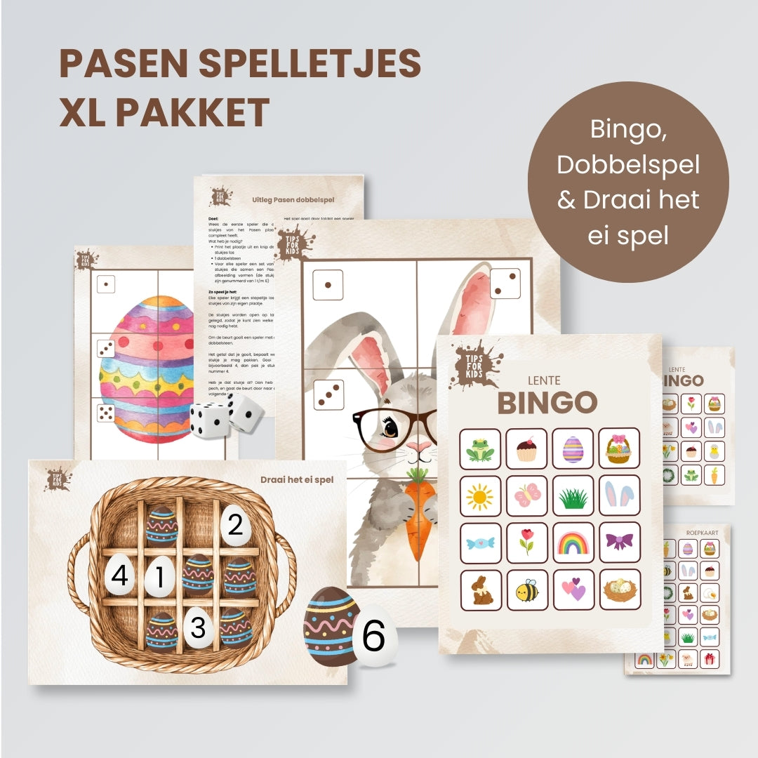 Pasen Spelletjes digitaal pakket XL