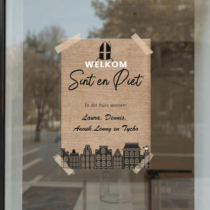 Sinterklaas Welkomsposter | met eigen naam