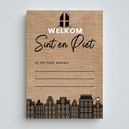 Sinterklaas Welkomsposter | met eigen naam