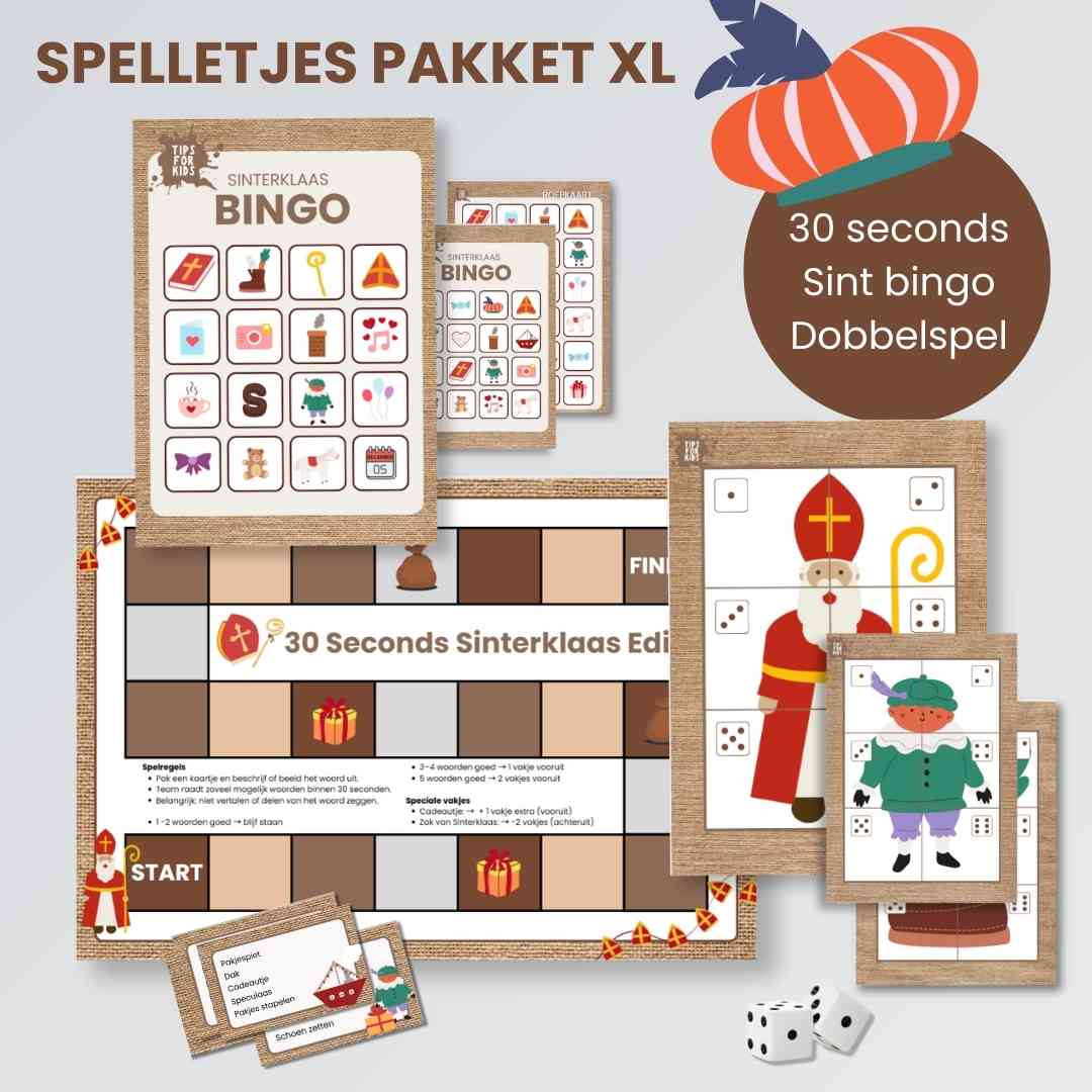 Sinterklaas digitaal spelletjes pakket | 3 spellen