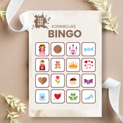 Koninklijke Bingo | Het leukste spel voor kleine prinsen en prinsessen!